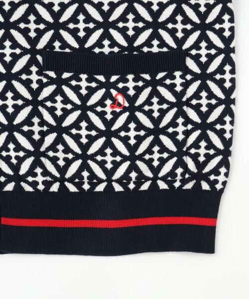 DRESSTERIOR / ドレステリア カーディガン・ボレロ | オーバーラップサークル ジャカード ニットカーディガン | 詳細18