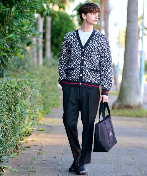 DRESSTERIOR / ドレステリア カーディガン・ボレロ | オーバーラップサークル ジャカード ニットカーディガン | 詳細4