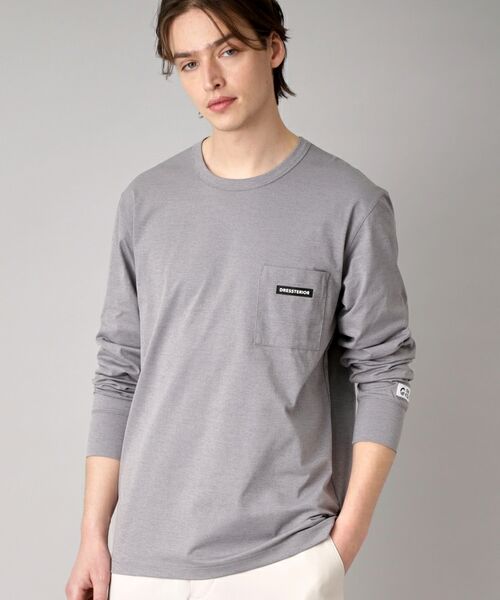 DRESSTERIOR/ドレステリア ONE OCEAN サステナブルロンT グレー(012) 90(S) DRESSTERIOR/ドレステリア ONE OCEAN サステナブルロンT グレー(012) 90(S)