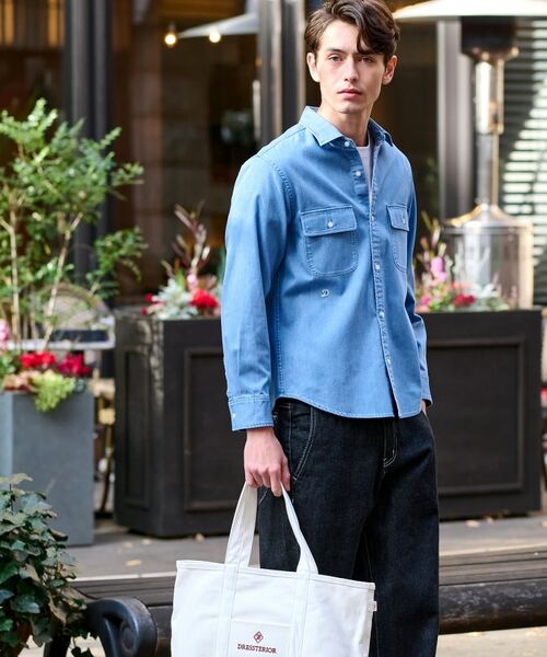 DRESSTERIOR / ドレステリア シャツ・ブラウス | 【Safari5月号掲載】ダブルポケット デニムシャツ | 詳細1