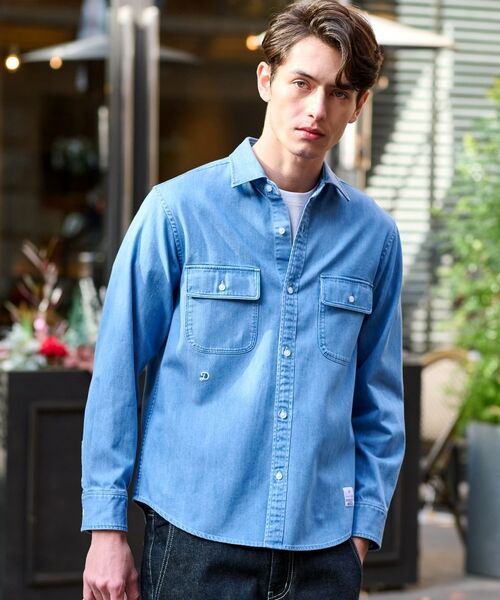 DRESSTERIOR / ドレステリア シャツ・ブラウス | 【Safari5月号掲載】ダブルポケット デニムシャツ | 詳細4