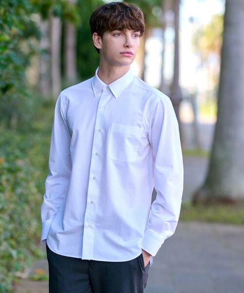 DRESSTERIOR / ドレステリア シャツ・ブラウス | 46Gジャージ レギュラーカラードレスシャツ | 詳細4