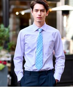 DRESSTERIOR / ドレステリア シャツ・ブラウス | ドビーツイル パープルドレスシャツ