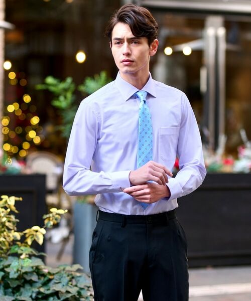 DRESSTERIOR / ドレステリア シャツ・ブラウス | ドビーツイル パープルドレスシャツ | 詳細2