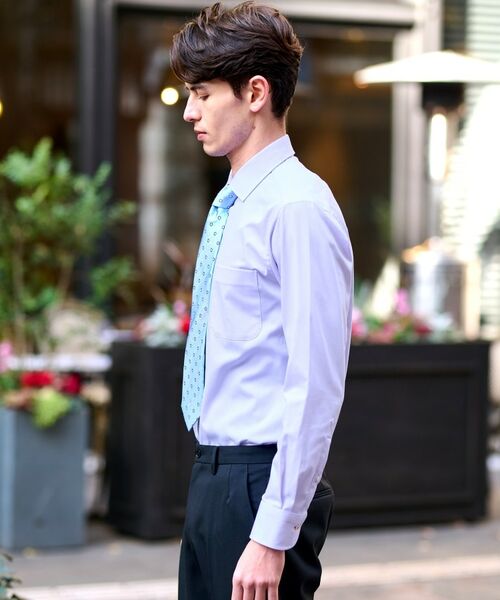 DRESSTERIOR / ドレステリア シャツ・ブラウス | ドビーツイル パープルドレスシャツ | 詳細4