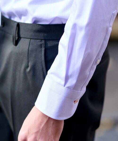 DRESSTERIOR / ドレステリア シャツ・ブラウス | ドビーツイル パープルドレスシャツ | 詳細7