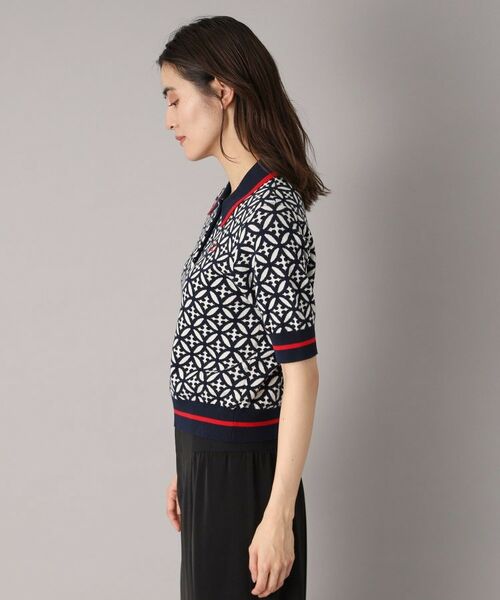 DRESSTERIOR / ドレステリア ニット・セーター | 【大人百花春号掲載 モデル美香さん着用】オーバーラップサークルジャカードポロニット | 詳細14
