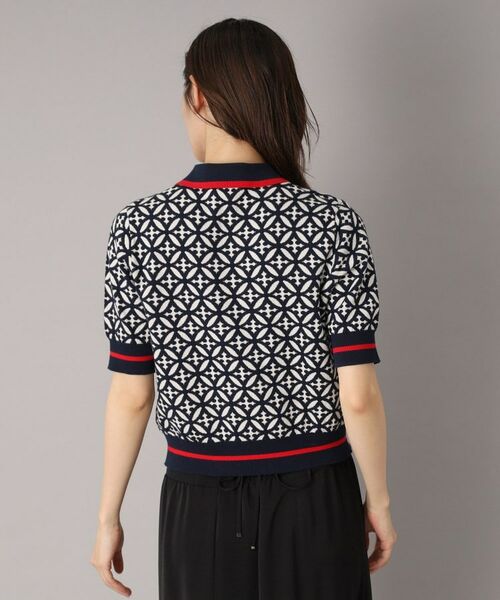DRESSTERIOR / ドレステリア ニット・セーター | 【大人百花春号掲載 モデル美香さん着用】オーバーラップサークルジャカードポロニット | 詳細15