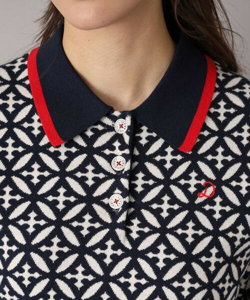 DRESSTERIOR / ドレステリア ニット・セーター | 【大人百花春号掲載 モデル美香さん着用】オーバーラップサークルジャカードポロニット | 詳細16