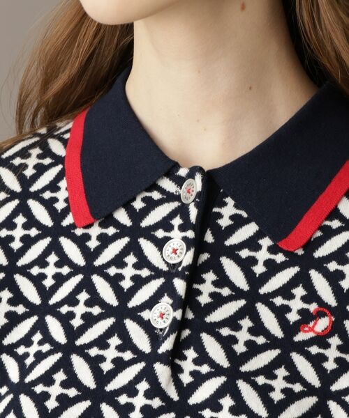 DRESSTERIOR / ドレステリア ニット・セーター | 【大人百花春号掲載 モデル美香さん着用】オーバーラップサークルジャカードポロニット | 詳細17