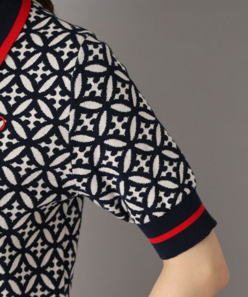 DRESSTERIOR / ドレステリア ニット・セーター | 【大人百花春号掲載 モデル美香さん着用】オーバーラップサークルジャカードポロニット | 詳細18