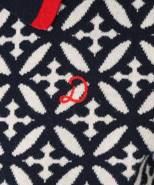 DRESSTERIOR / ドレステリア ニット・セーター | 【大人百花春号掲載 モデル美香さん着用】オーバーラップサークルジャカードポロニット | 詳細20