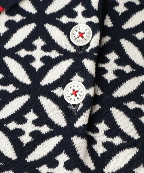 DRESSTERIOR / ドレステリア ニット・セーター | 【大人百花春号掲載 モデル美香さん着用】オーバーラップサークルジャカードポロニット | 詳細22