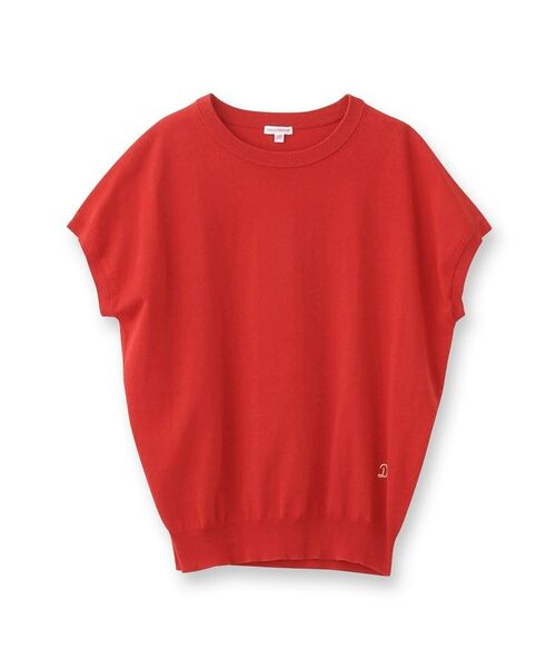 DRESSTERIOR / ドレステリア ニット・セーター | 【定番/洗える】コットンシルク混フレンチスリーブニット | 詳細1