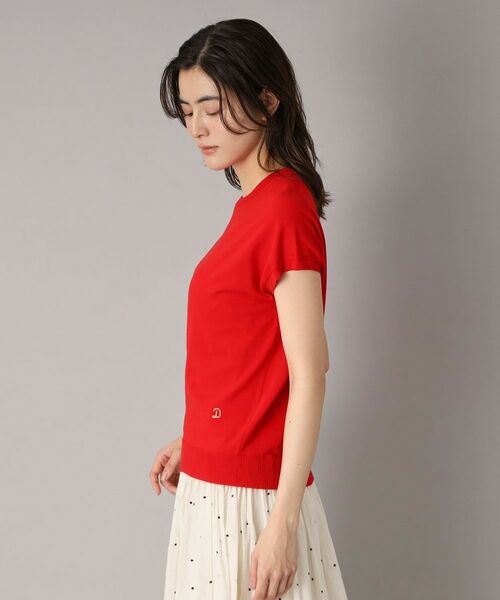 DRESSTERIOR / ドレステリア ニット・セーター | 【定番/洗える】コットンシルク混フレンチスリーブニット | 詳細13