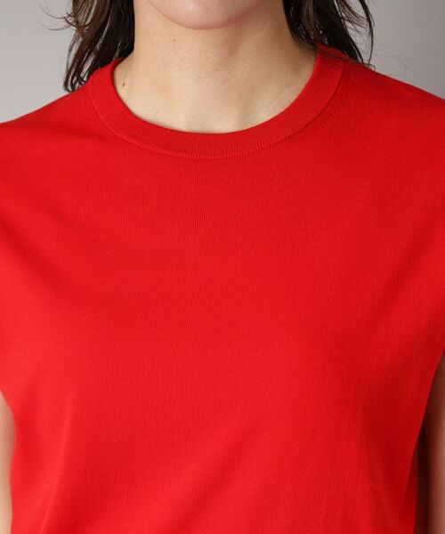 DRESSTERIOR / ドレステリア ニット・セーター | 【定番/洗える】コットンシルク混フレンチスリーブニット | 詳細15