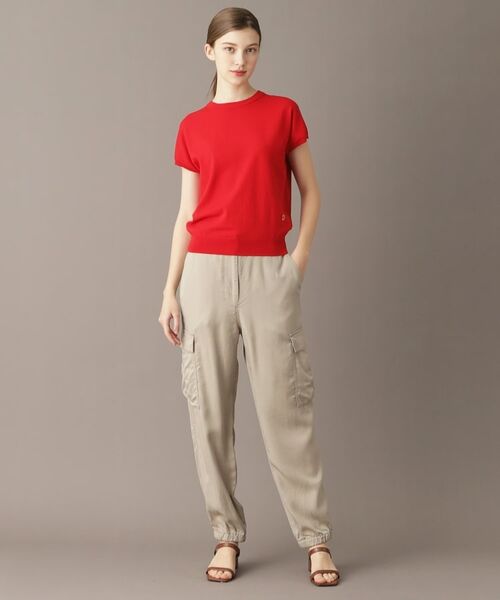 DRESSTERIOR / ドレステリア ニット・セーター | 【定番/洗える】コットンシルク混フレンチスリーブニット | 詳細3