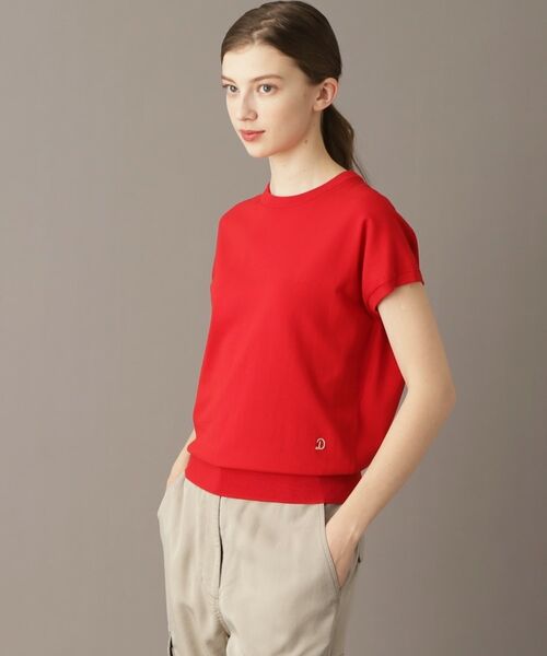 DRESSTERIOR / ドレステリア ニット・セーター | 【定番/洗える】コットンシルク混フレンチスリーブニット | 詳細5