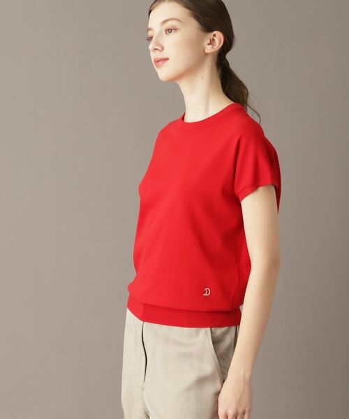 DRESSTERIOR / ドレステリア ニット・セーター | 【定番/洗える】コットンシルク混フレンチスリーブニット | 詳細6