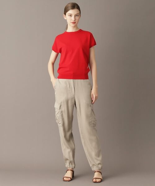 DRESSTERIOR / ドレステリア ニット・セーター | 【定番/洗える】コットンシルク混フレンチスリーブニット | 詳細7