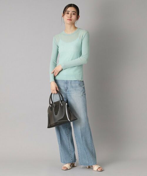 DRESSTERIOR / ドレステリア ニット・セーター | 【エアリー素材/華やか】スパンコールシアーニット | 詳細10