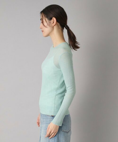 DRESSTERIOR / ドレステリア ニット・セーター | 【エアリー素材/華やか】スパンコールシアーニット | 詳細13