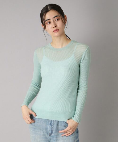 DRESSTERIOR / ドレステリア ニット・セーター | 【エアリー素材/華やか】スパンコールシアーニット | 詳細8