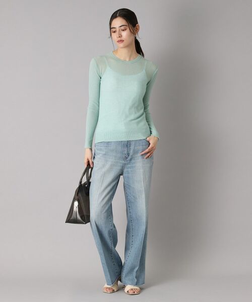 DRESSTERIOR / ドレステリア ニット・セーター | 【エアリー素材/華やか】スパンコールシアーニット | 詳細9