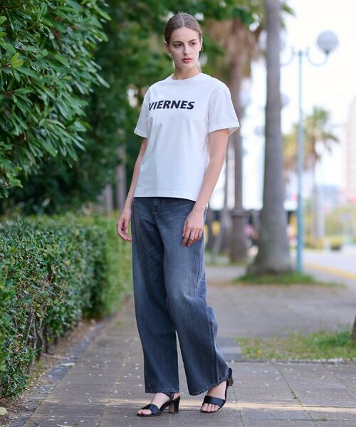 DRESSTERIOR / ドレステリア Tシャツ | 【接触冷感/抗菌防臭/消臭】アイスクリアコットン VIERNESロゴT | 詳細13