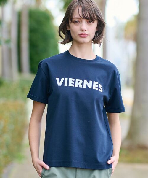 DRESSTERIOR / ドレステリア Tシャツ | 【接触冷感/抗菌防臭/消臭】アイスクリアコットン VIERNESロゴT | 詳細2