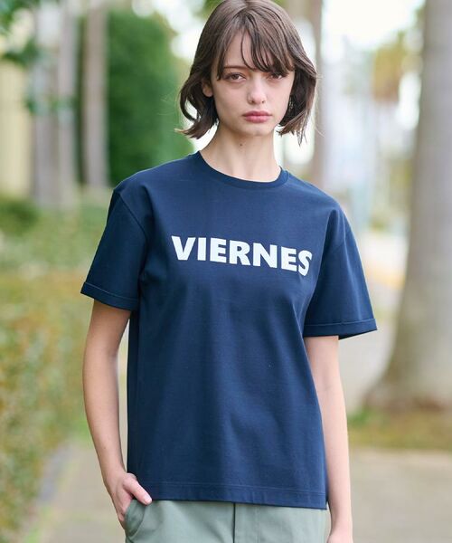 DRESSTERIOR / ドレステリア Tシャツ | 【接触冷感/抗菌防臭/消臭】アイスクリアコットン VIERNESロゴT | 詳細3