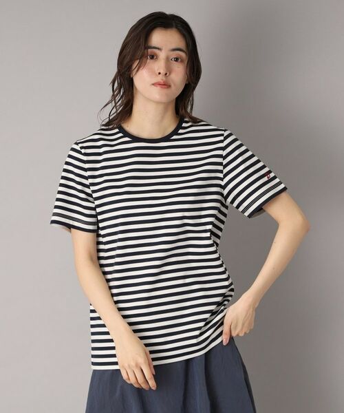 DRESSTERIOR / ドレステリア Tシャツ | 【接触冷感/抗菌防臭/消臭】アイスクリアコットンボーダーTシャツ | 詳細11