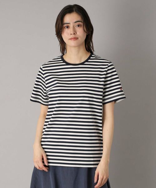 DRESSTERIOR / ドレステリア Tシャツ | 【接触冷感/抗菌防臭/消臭】アイスクリアコットンボーダーTシャツ | 詳細15