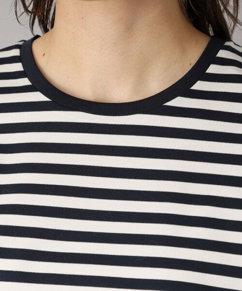 DRESSTERIOR / ドレステリア Tシャツ | 【接触冷感/抗菌防臭/消臭】アイスクリアコットンボーダーTシャツ | 詳細18