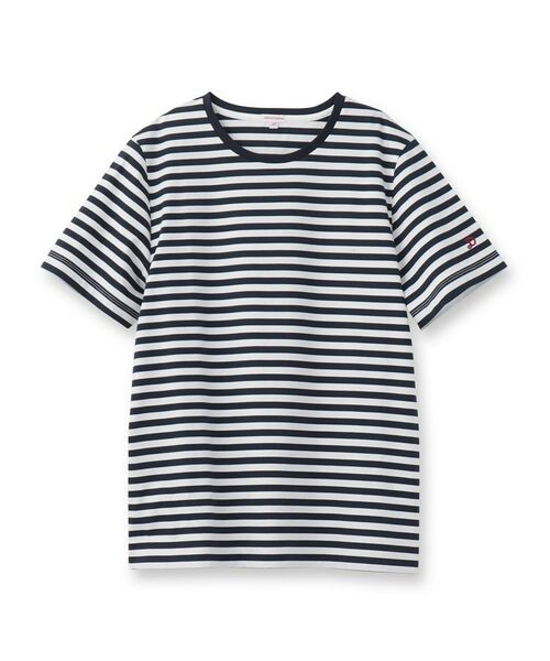 DRESSTERIOR / ドレステリア Tシャツ | 【接触冷感/抗菌防臭/消臭】アイスクリアコットンボーダーTシャツ | 詳細2