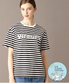 DRESSTERIOR / ドレステリア Tシャツ | 【接触冷感/抗菌防臭/消臭】アイスクリアコットン VIERNESロゴボーダーT