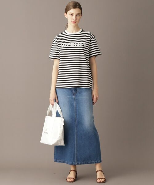 DRESSTERIOR / ドレステリア Tシャツ | 【接触冷感/抗菌防臭/消臭】アイスクリアコットン VIERNESロゴボーダーT | 詳細10