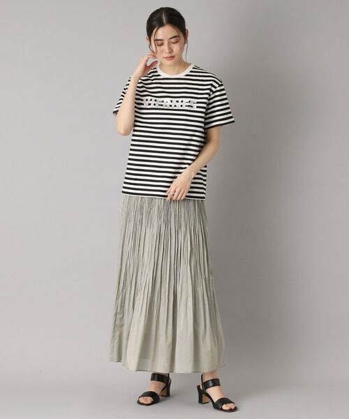 DRESSTERIOR / ドレステリア Tシャツ | 【接触冷感/抗菌防臭/消臭】アイスクリアコットン VIERNESロゴボーダーT | 詳細13