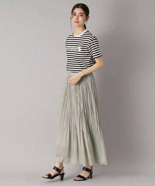 DRESSTERIOR / ドレステリア Tシャツ | 【接触冷感/抗菌防臭/消臭】アイスクリアコットン VIERNESロゴボーダーT | 詳細14