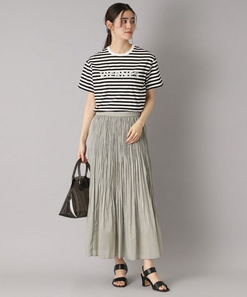 DRESSTERIOR / ドレステリア Tシャツ | 【接触冷感/抗菌防臭/消臭】アイスクリアコットン VIERNESロゴボーダーT | 詳細15