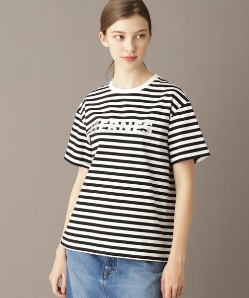 DRESSTERIOR / ドレステリア Tシャツ | 【接触冷感/抗菌防臭/消臭】アイスクリアコットン VIERNESロゴボーダーT | 詳細8