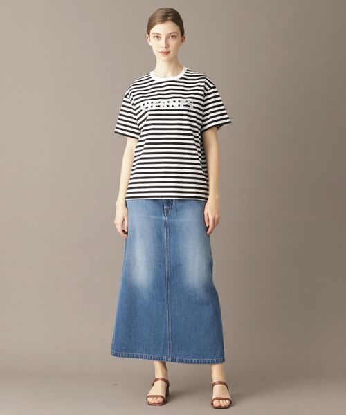 DRESSTERIOR / ドレステリア Tシャツ | 【接触冷感/抗菌防臭/消臭】アイスクリアコットン VIERNESロゴボーダーT | 詳細9