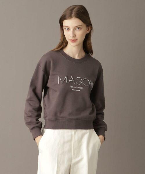 DRESSTERIOR / ドレステリア スウェット | 【洗える/ショート丈】メイソンスタッズロゴ裏毛プルオーバー | 詳細10