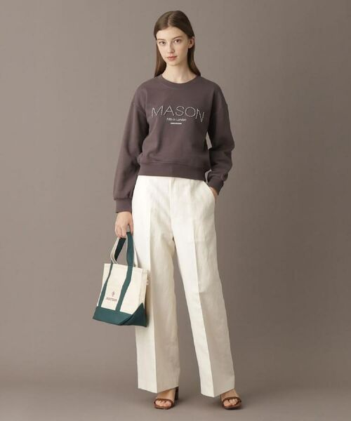 DRESSTERIOR / ドレステリア スウェット | 【洗える/ショート丈】メイソンスタッズロゴ裏毛プルオーバー | 詳細13