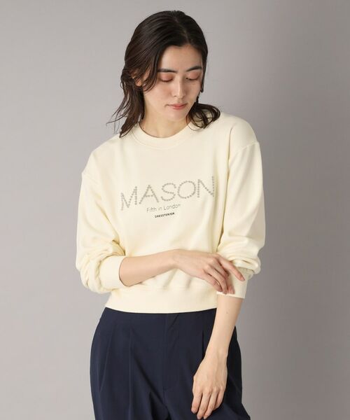 DRESSTERIOR / ドレステリア スウェット | 【洗える/ショート丈】メイソンスタッズロゴ裏毛プルオーバー | 詳細14