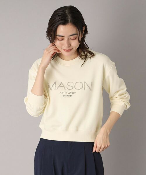 DRESSTERIOR / ドレステリア スウェット | 【洗える/ショート丈】メイソンスタッズロゴ裏毛プルオーバー | 詳細15