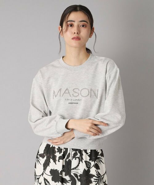 DRESSTERIOR / ドレステリア スウェット | 【洗える/ショート丈】メイソンスタッズロゴ裏毛プルオーバー | 詳細19