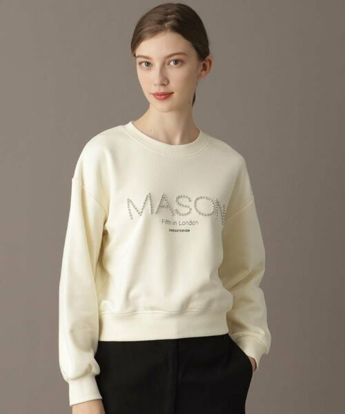 DRESSTERIOR / ドレステリア スウェット | 【洗える/ショート丈】メイソンスタッズロゴ裏毛プルオーバー | 詳細2