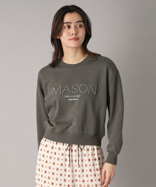DRESSTERIOR / ドレステリア スウェット | 【洗える/ショート丈】メイソンスタッズロゴ裏毛プルオーバー | 詳細22