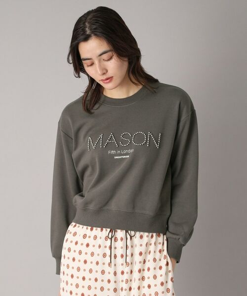 DRESSTERIOR / ドレステリア スウェット | 【洗える/ショート丈】メイソンスタッズロゴ裏毛プルオーバー | 詳細23